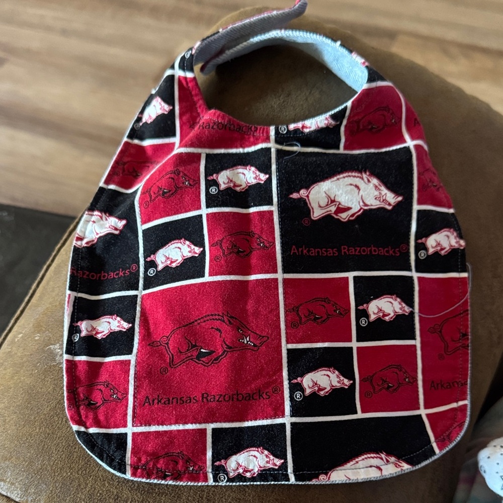 Arkansas Razorbacks Baby Bib